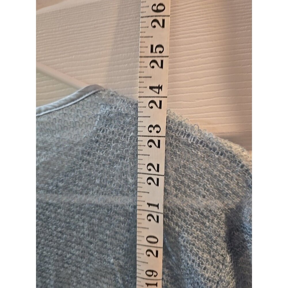 crabtree evelyn NWT Mohair, Wool, Silk Blend Cardigan Sweatee Dusty Blue. Medium - Picture 15 of 15